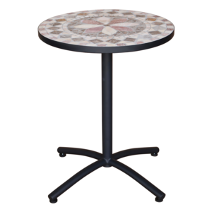 Mosaikbord Ø60xH72 cm